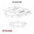 Витяжка PERFELLI PL 6144 W LED