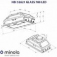 Вытяжка Minola HBI 52621 WH GLASS 700 LED