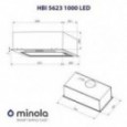 Вытяжка Minola HBI 5623 WH 1000 LED