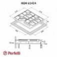 Варочная панель Perfelli HGM 61424 WH