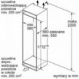 Холодильник встроенный Bosch KIN 86 NFF0