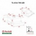 Вытяжка Perfelli TL 6316 BL 700 LED