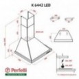 Вытяжка Perfelli K 6442 BL LED