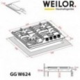 Варочная панель Weilor GG W624 BL