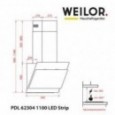 Вытяжка встраиваемая Weilor PDL 62304 WH 1100 LED Strip.