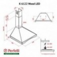 Вытяжка Perfelli K 6122 BL Wood LED