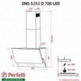 Вытяжка Perfelli DNS 5252 D 700 BL LED