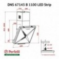 Вытяжка Perfelli DNS 67143 B 1100 BL LED Strip