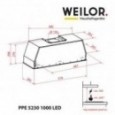 Вытяжка полновстраиваемая Weilor PPE 5230 SS 1000 LED