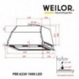 Вытяжка полновстраиваемая Weilor PBE 6230 SS 1000 LED