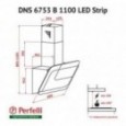 Вытяжка Perfelli DNS 6753 B 1100 WH/BL LED Strip