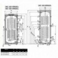 Водонагреватель косвенного нагрева Drazice OKC 300 NTRR/SOL