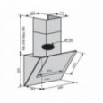 Вытяжка Ventolux DIAMOND 60 WH (700) PB