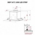 Вытяжка Perfelli BISP 5673 BL 1000 LED Strip