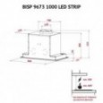 Вытяжка Perfelli BISP 9673 BL 1000 LED Strip